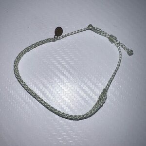 Pura Vida Light Green Braided Bracelet